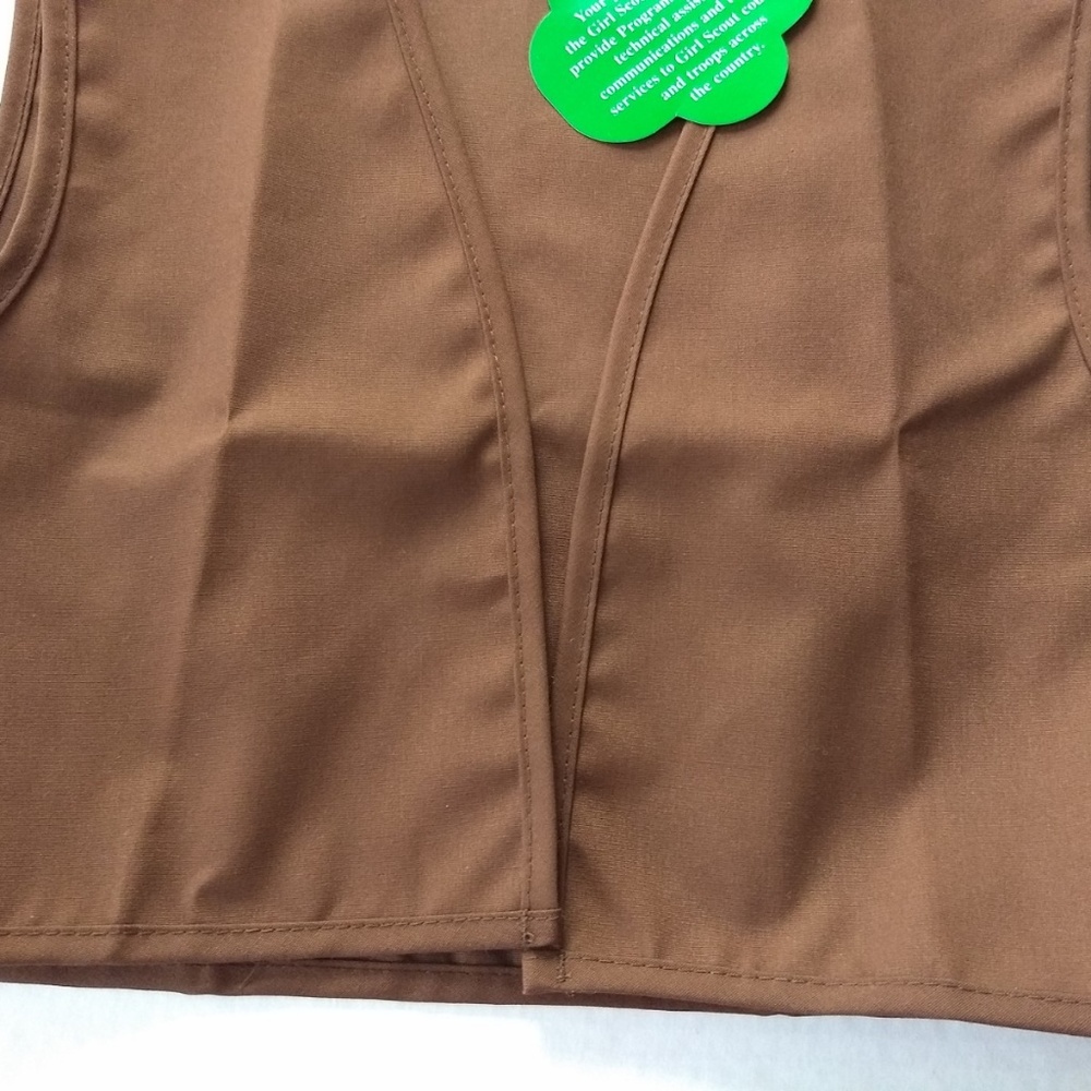 Girl Scouts Brownie Vest New Small - Picture 2 of 6